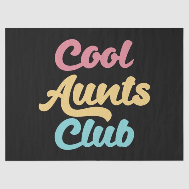Papier Mousseline Cool Aunts Club II (Recto)