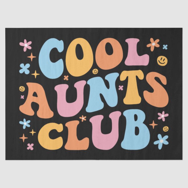 Papier Mousseline Cool Aunts Club III (Recto)