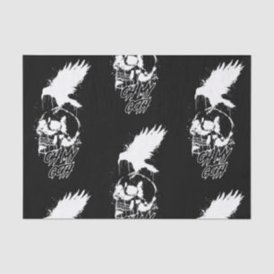 Papier Mousseline Cool Oh Mon Goth Métal Gothique