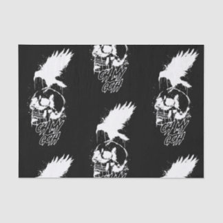 Papier Mousseline Cool Oh Mon Goth Métal Gothique