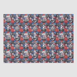 Papier Mousseline Cool Patriotique Barnyard Animaux