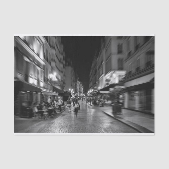 Papier Mousseline Cool, urbain et parisien (Recto)