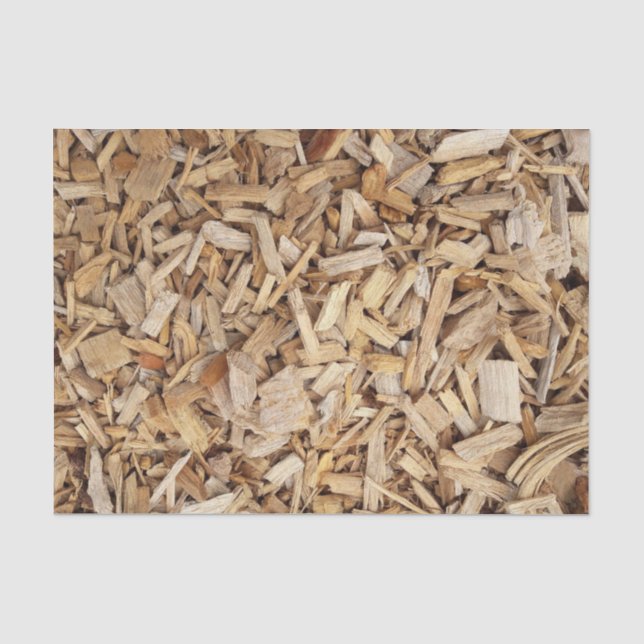 Papier Mousseline Copeaux de bois (Recto)