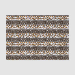 Papier Mousseline Copie africaine avec le motif de peau de guépard