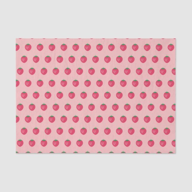 Papier Mousseline Copie de fraise (Recto)