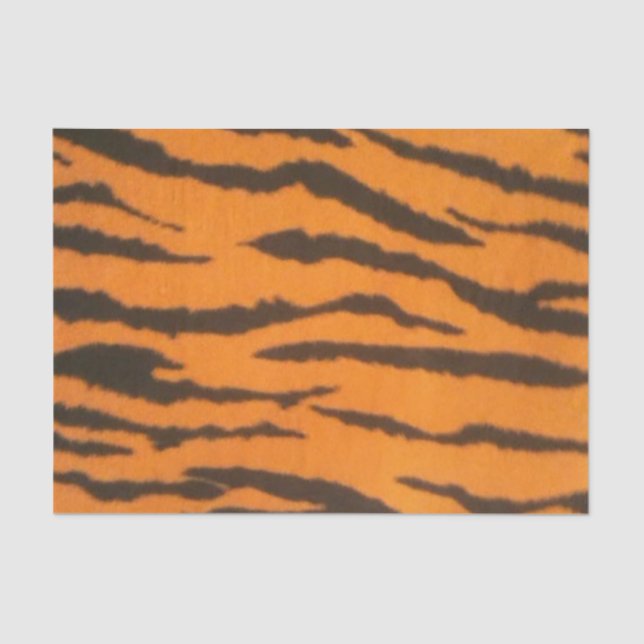 Papier Mousseline Copie de tigre (Recto)