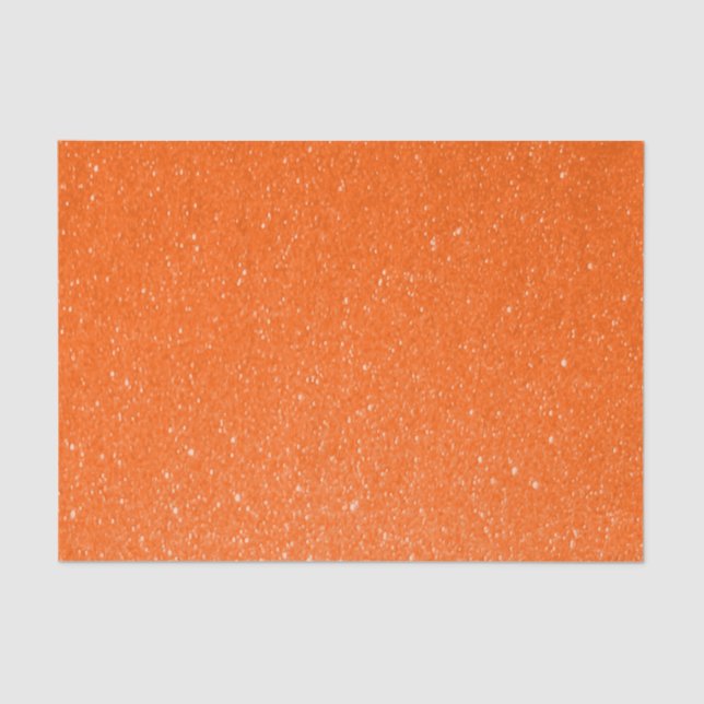 Papier Mousseline Copie doucement orange de parties scintillantes (Recto)