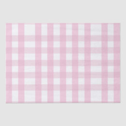 Papier Mousseline Coquette Pink Plaid