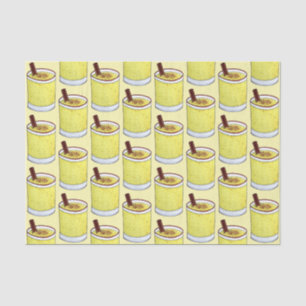 Papier Mousseline Coquito Puerto Rican Eggnog Rum Christmas Drink