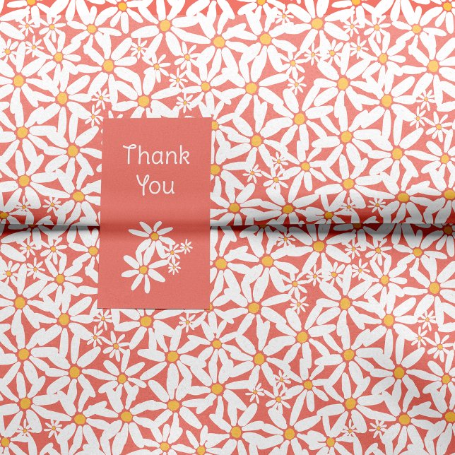 Papier Mousseline Corail - Faire ma marguerite (Créateur téléchargé)