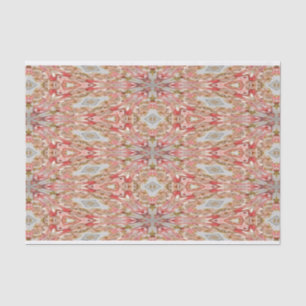 Papier Mousseline Coral Kaleidoscope