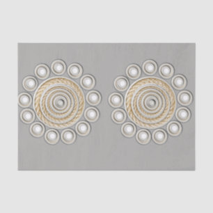 Papier Mousseline Corde en papier de tissu décoratif