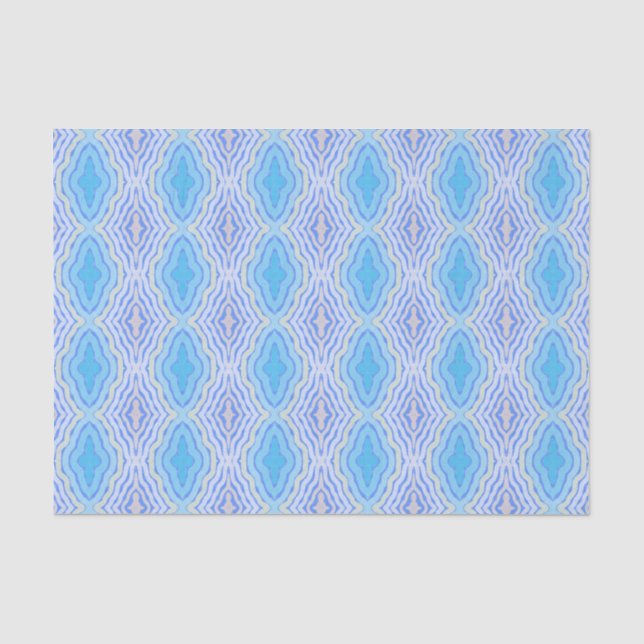 Papier Mousseline Cornflower Couleurs complémentaires Shabby Design  (Recto)