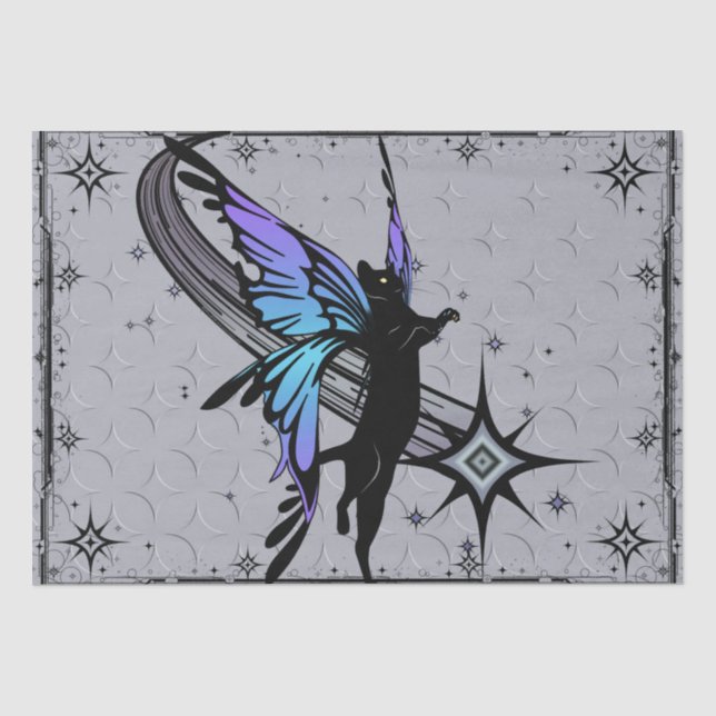 Papier Mousseline Cosmic Cat Star (Recto)