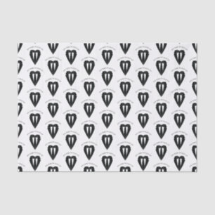 Papier Mousseline Costume Mariage noir et Cravate Groomsman Proposit