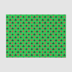 Papier Mousseline Costumes de mini carte de poker