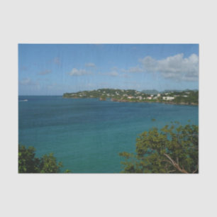 Papier Mousseline Côte de Sainte-Lucie - Caraïbes Photo de vacances