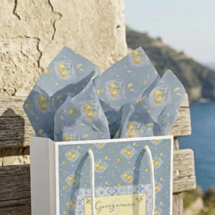 Papier Mousseline Côté verger Amalfi Studio Azur venteux