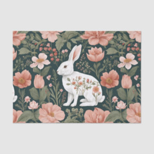 Papier Mousseline Cottagecore Lapin Mignon Decoupage