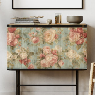 Papier Mousseline Cottagecore Roses Vintages Floral Découpage