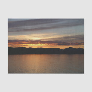 Papier Mousseline Coucher de soleil en Alaska II Photographie de l'A