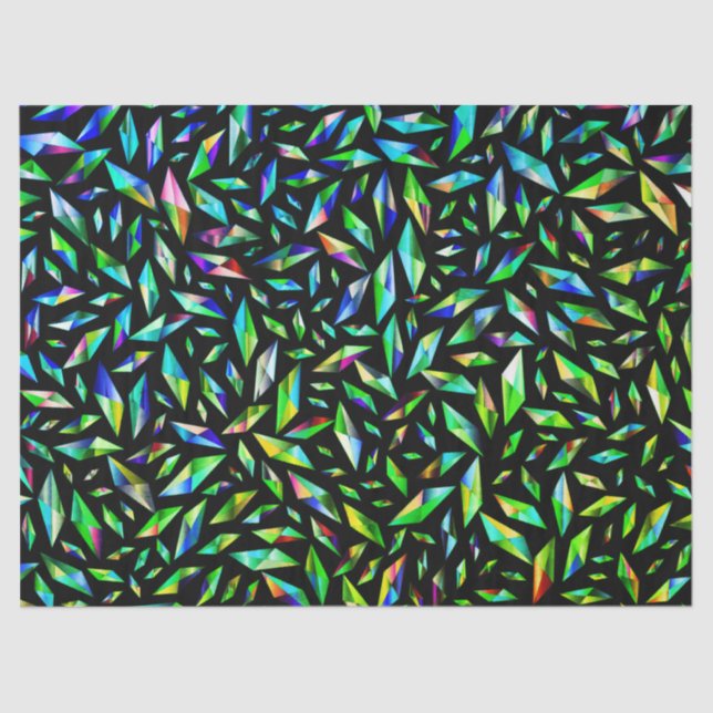 Papier Mousseline Couleur brisée vert (Recto)