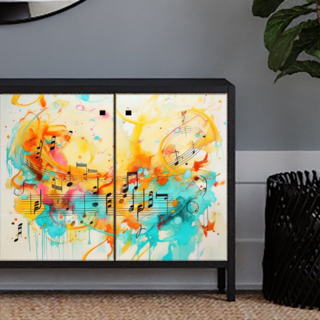 Papier Mousseline Couleur de la page de découpage de musique (Créateur téléchargé)