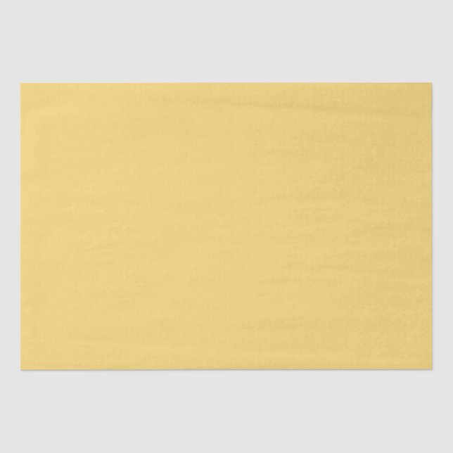 Papier Mousseline Couleur or jaune élégant (Recto)