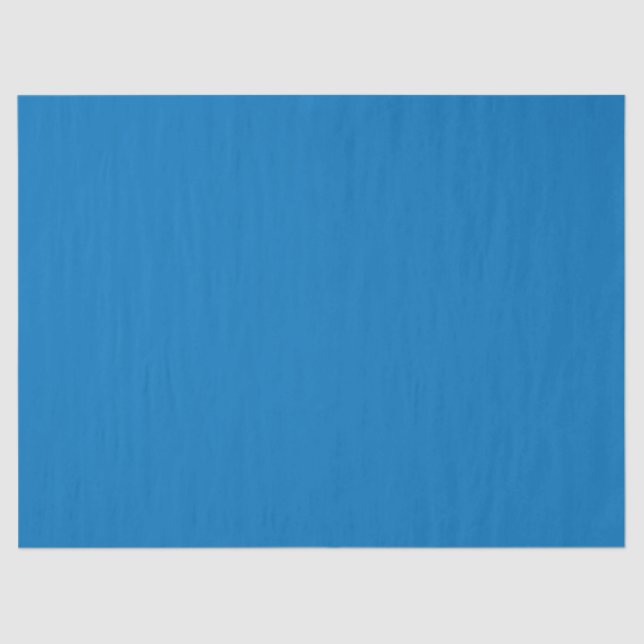 Papier Mousseline Couleur solide bleu français (Recto)
