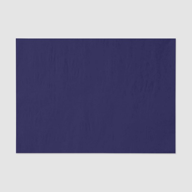 Papier Mousseline Couleur solide : bleu marine (Recto)