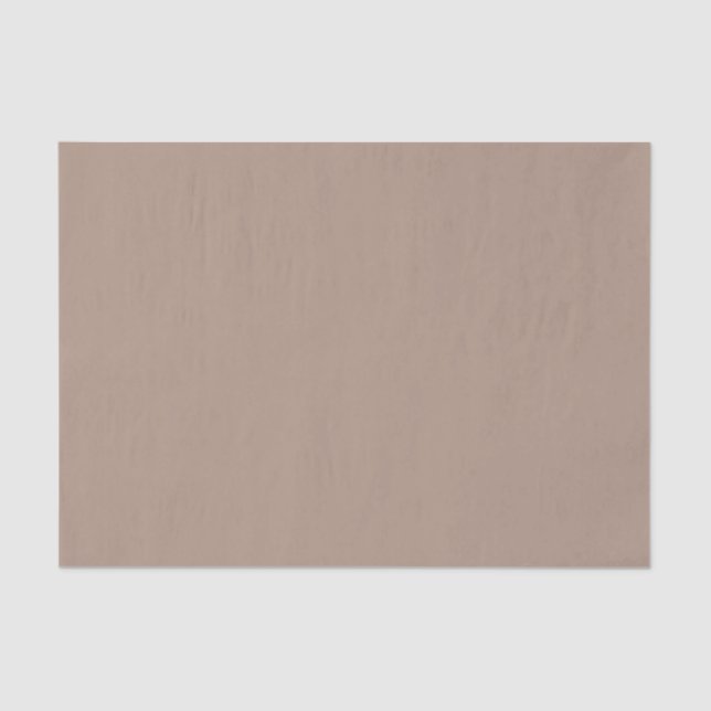 Papier Mousseline Couleur solide Brown neutre chaud (Recto)