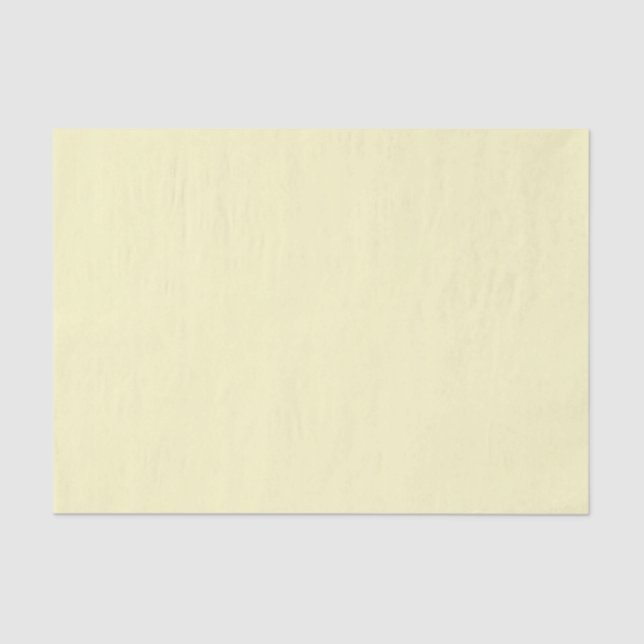 Papier Mousseline Couleur solide de chiffon citron (Recto)