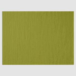 Papier Mousseline Couleur solide d'olive