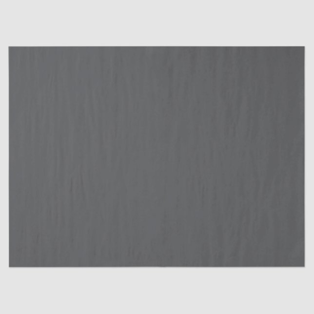 Papier Mousseline Couleur solide Gris Charbon Profond (Recto)