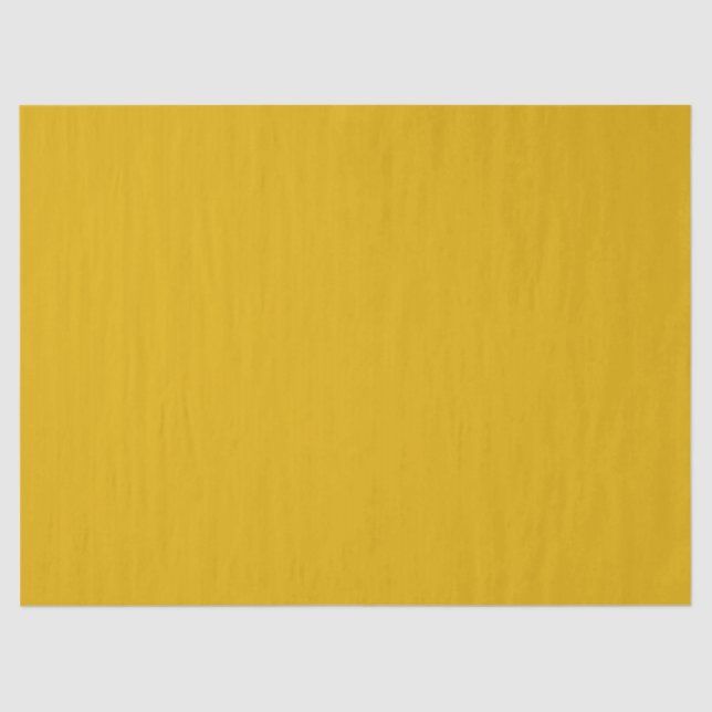 Papier Mousseline Couleur solide jaune moutarde (Recto)