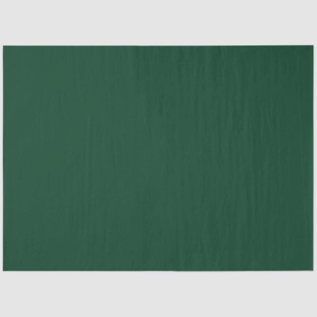 Papier Mousseline Couleur solide minimaliste verte de la forêt (Recto)
