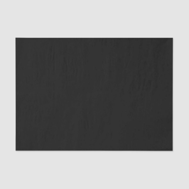 Papier Mousseline Couleur solide - noir (Recto)