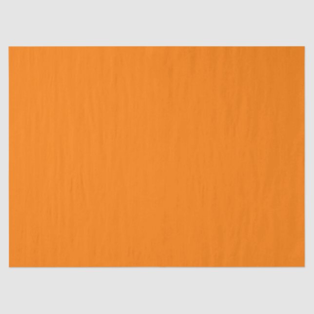 Papier Mousseline Couleur solide orange de sécurité (Recto)