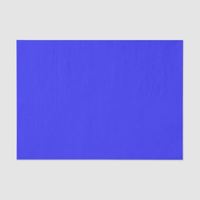 Papier Mousseline Couleur solide - ultramarine électrique (Recto)