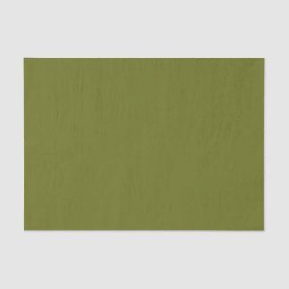 Papier Mousseline Couleur solide - vert olive doux