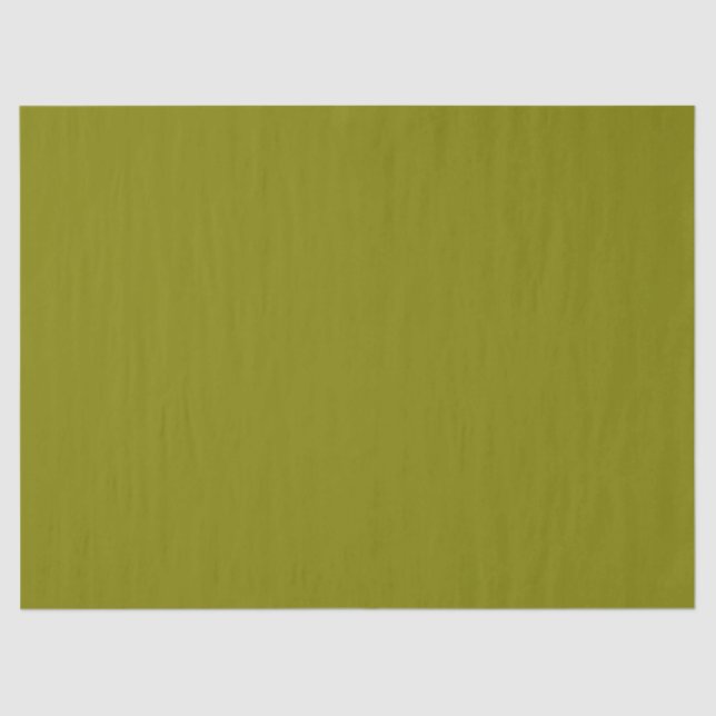 Papier Mousseline Couleur solide vert olive simple (Recto)