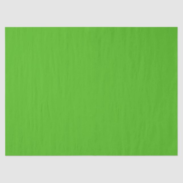 Papier Mousseline Couleur solide verte Kelly (Recto)