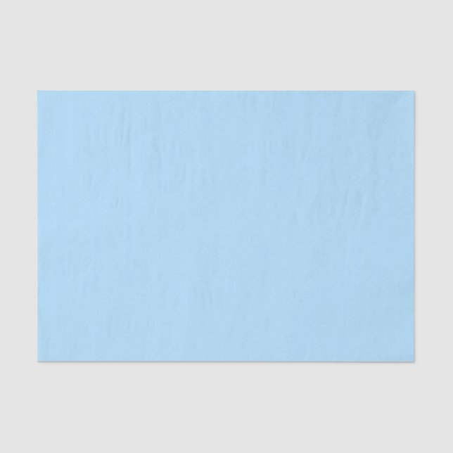 Papier Mousseline Couleur uni bleu clair pour bébé (Recto)