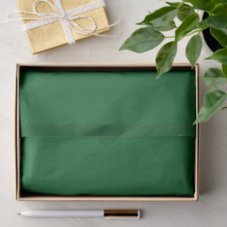 Papier Mousseline Couleur Uni Vert Foncé Moderne de la Forêt