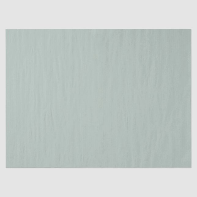 Papier Mousseline Couleur vert eucalyptus assourdi (Recto)