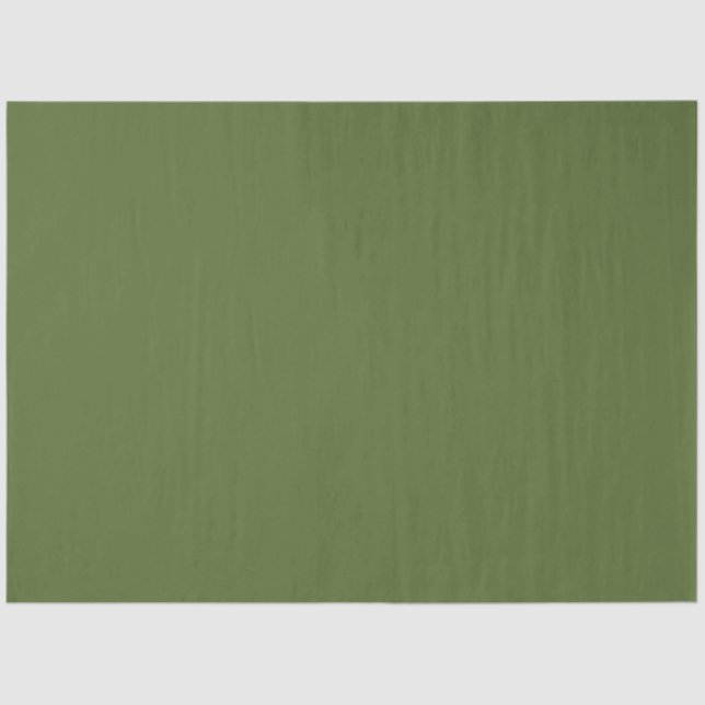 Papier Mousseline couleur vert foncé (Recto)