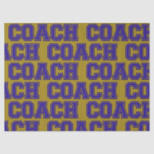 Couleurs de l'école COACH Varsity Lettres-Bleu-Or