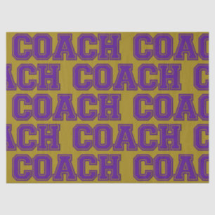 Papier Mousseline Couleurs de l'école COACH Varsity Lettres-Purple-G