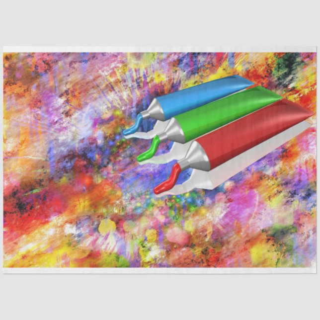 Papier Mousseline Couleurs des peintres (Recto)
