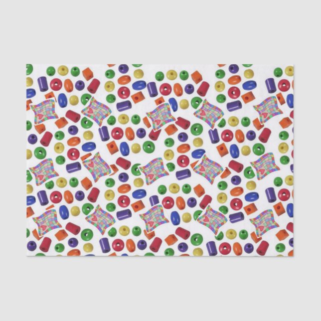 Papier Mousseline Couleurs du papier de tissus (Recto)